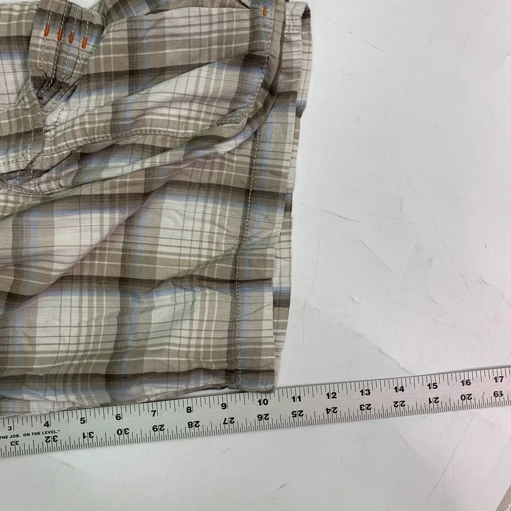 Tommy Bahama Men's Plaid Cargo Shorts Casual‎ Outdoor Summer Size 34